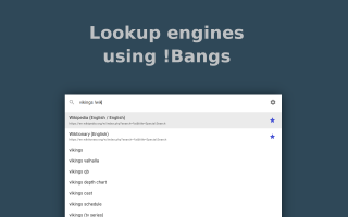 Bang syntax support